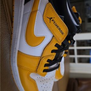 Jordan Flyease Black and Yellow Air Jordan Sneakers